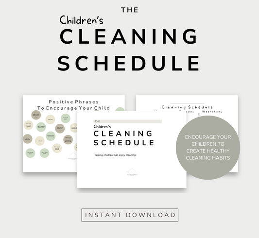 THE CHILDREN'S CLEANING SCHEDULE