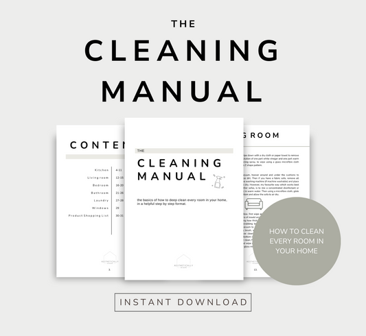 THE CLEANING MANUAL