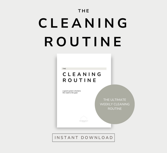 THE CLEANING ROUTINE